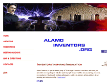 Tablet Screenshot of alamoinventors.org